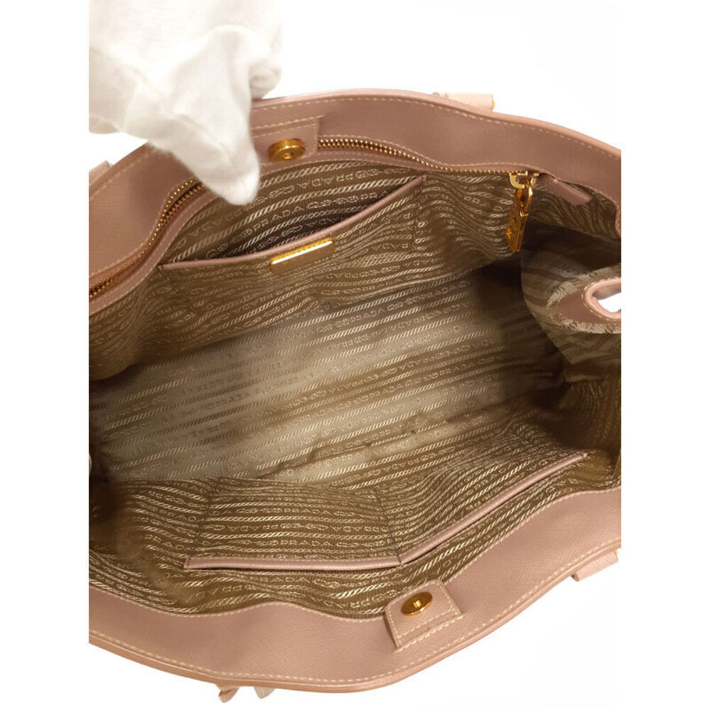 Prada Bag Leather Saffiano Pink Galleria Tote - Picture 3 of 9